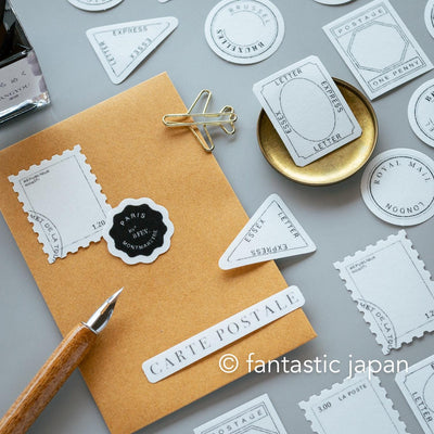 Hütte paper works / flake sticker -Postmark-