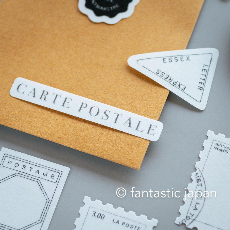 Hütte paper works / flake sticker -Postmark-