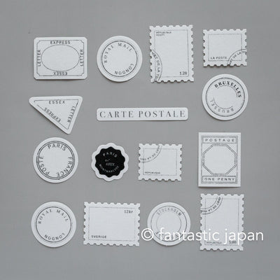 Hütte paper works / flake sticker -Postmark-