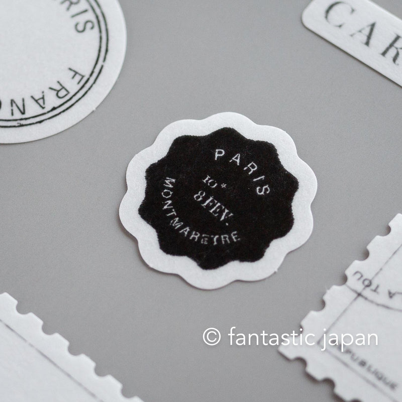 Hütte paper works / flake sticker -Postmark-