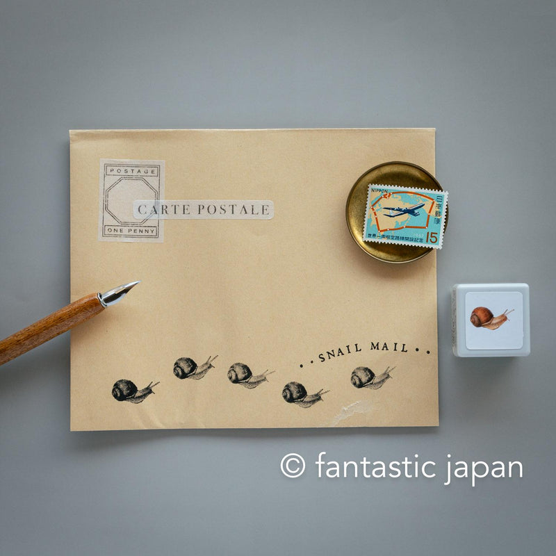 Photograph stamp -snail-