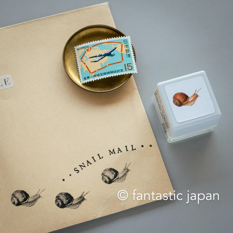 Photograph stamp -snail-