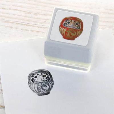 Photograph stamp -daruma-