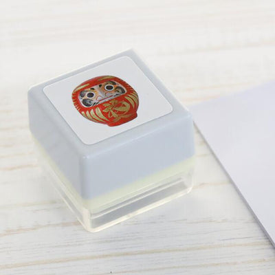 Photograph stamp -daruma-