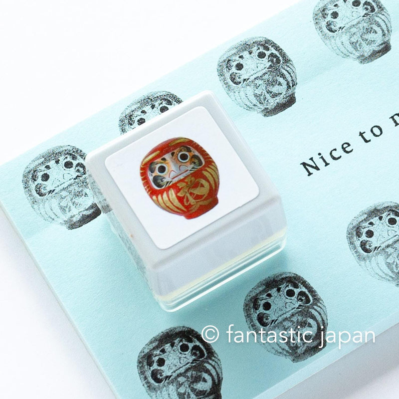 Photograph stamp -daruma-