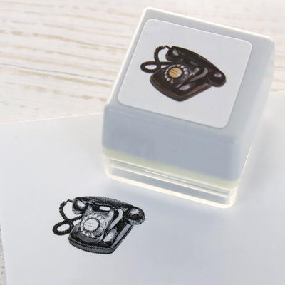 Photograph stamp -rotary dial phone-