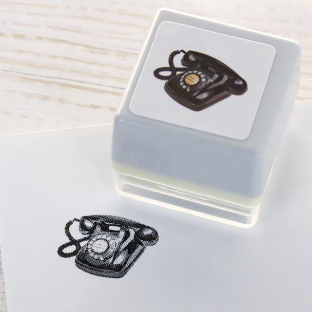 Photograph stamp -rotary dial phone-