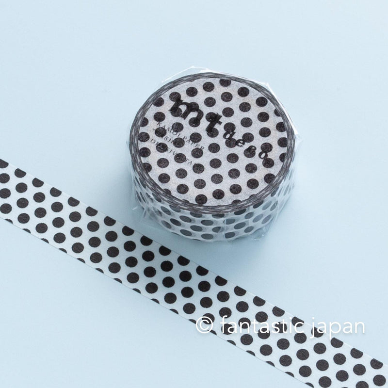 mt washi tape deco -dot black- / MT01D368R / 15mm wide