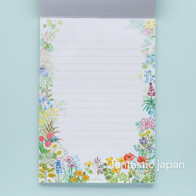 Hallmark Writing Letter Pad and Envelopes -glorious garden-