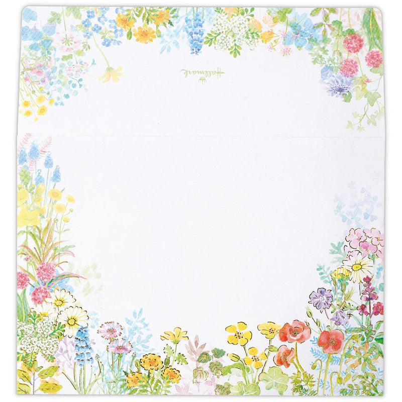 Hallmark Writing Letter Pad and Envelopes -glorious garden-