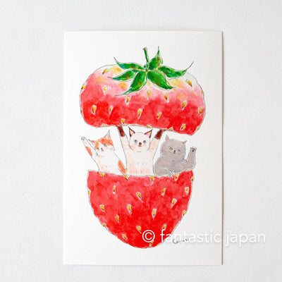 tocoro comugi post card -hello from strawberry -