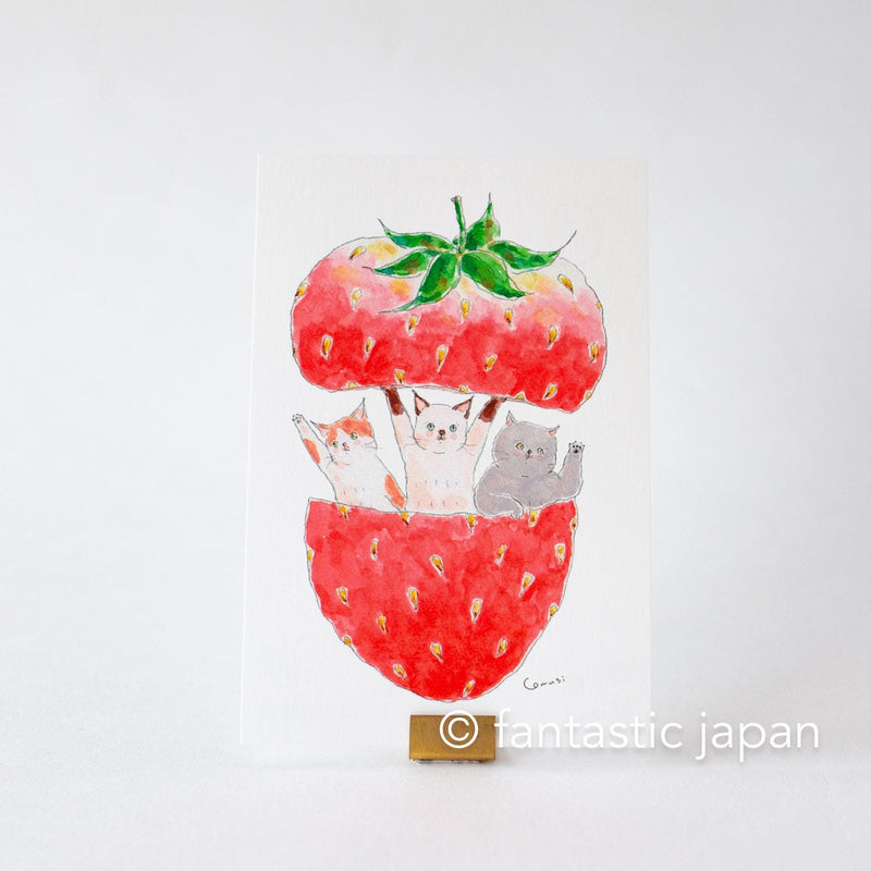 tocoro comugi post card -hello from strawberry -