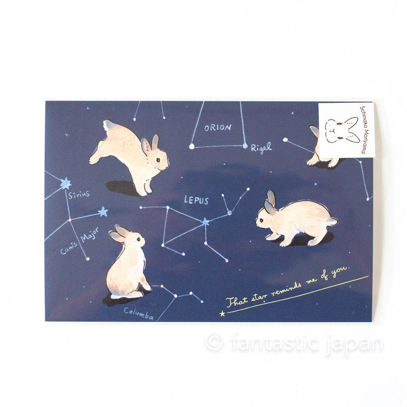 Schinako Moriyama post card -Stars that remind me of you-