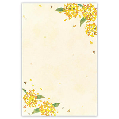 Writing Letter Pad and Envelopes / fragrant olive / NB Washi letter set