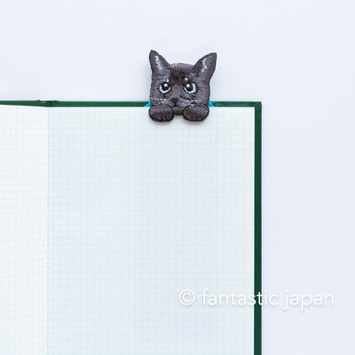 Cat bookmarker / black cat