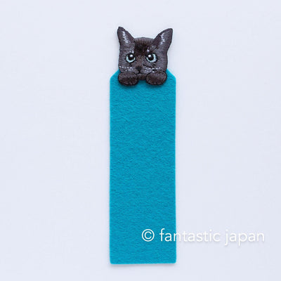 Cat bookmarker / black cat