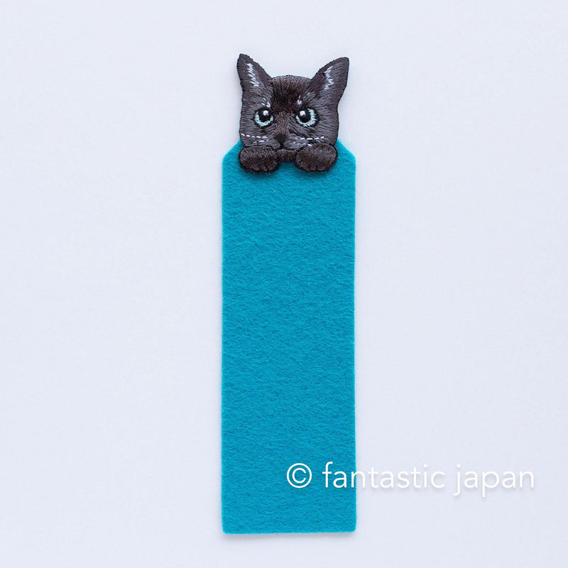 Cat bookmarker / black cat