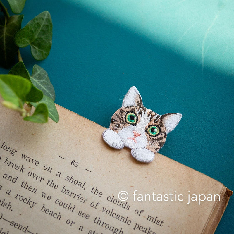 Cat bookmarker / brown tabby