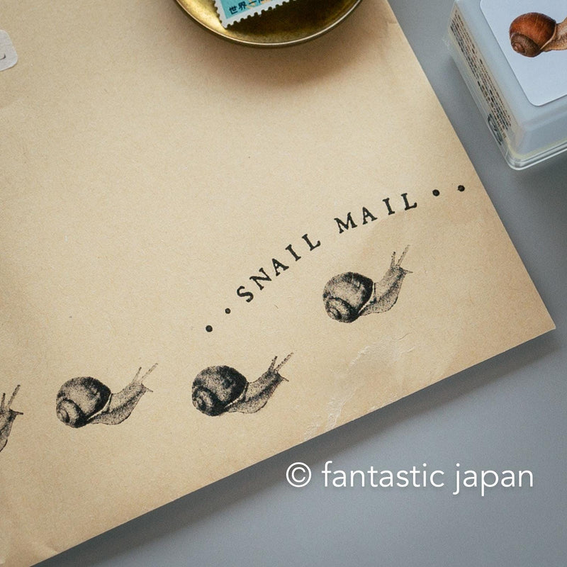 Photograph stamp -snail-