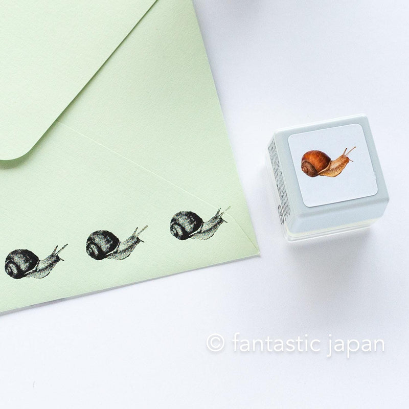 Photograph stamp -snail-