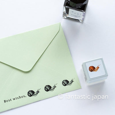 Photograph stamp -snail-