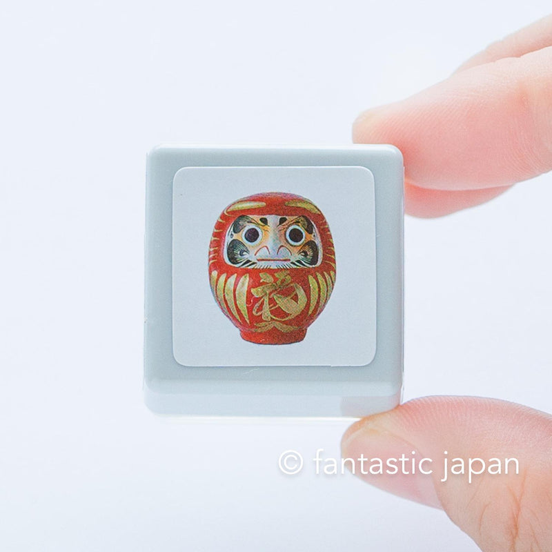 Photograph stamp -daruma-