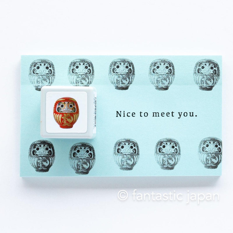 Photograph stamp -daruma-