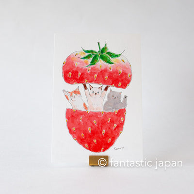 tocoro comugi post card -hello from strawberry -