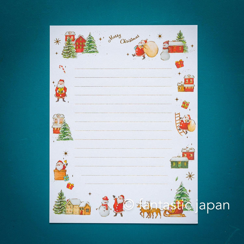 Christmas Polite Letter set -holiday town-