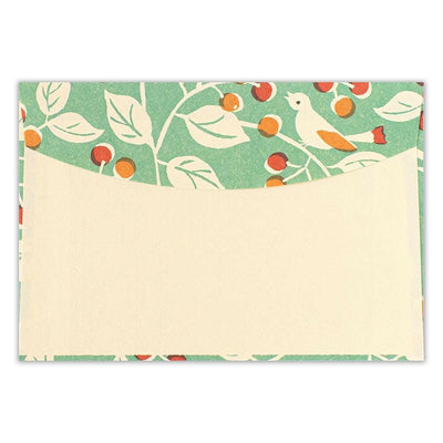 Japanese Washi letter set / WANOWA -bird and berry- / NB letter set