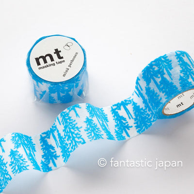 mt washi tape / Mina Perhonen flocky -metsa-