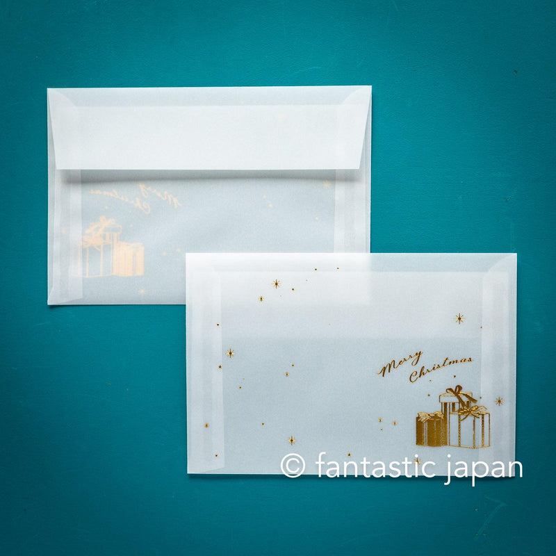 Translucent Christmas Letter set -Holy gift-