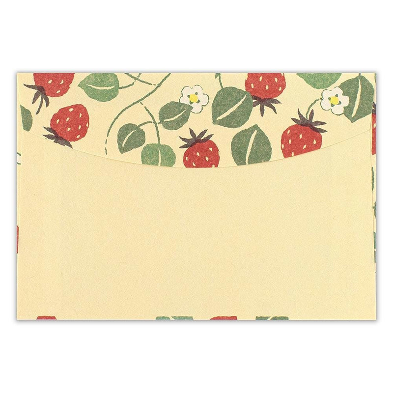 Japanese Washi letter set / WANOWA -rabbit and strawberry- / NB letter set