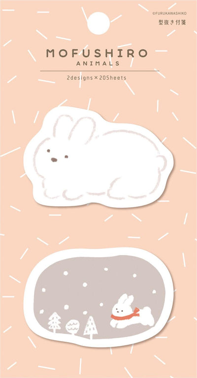 die-cut sticky notes / MOFUSHIRO -rabbit-