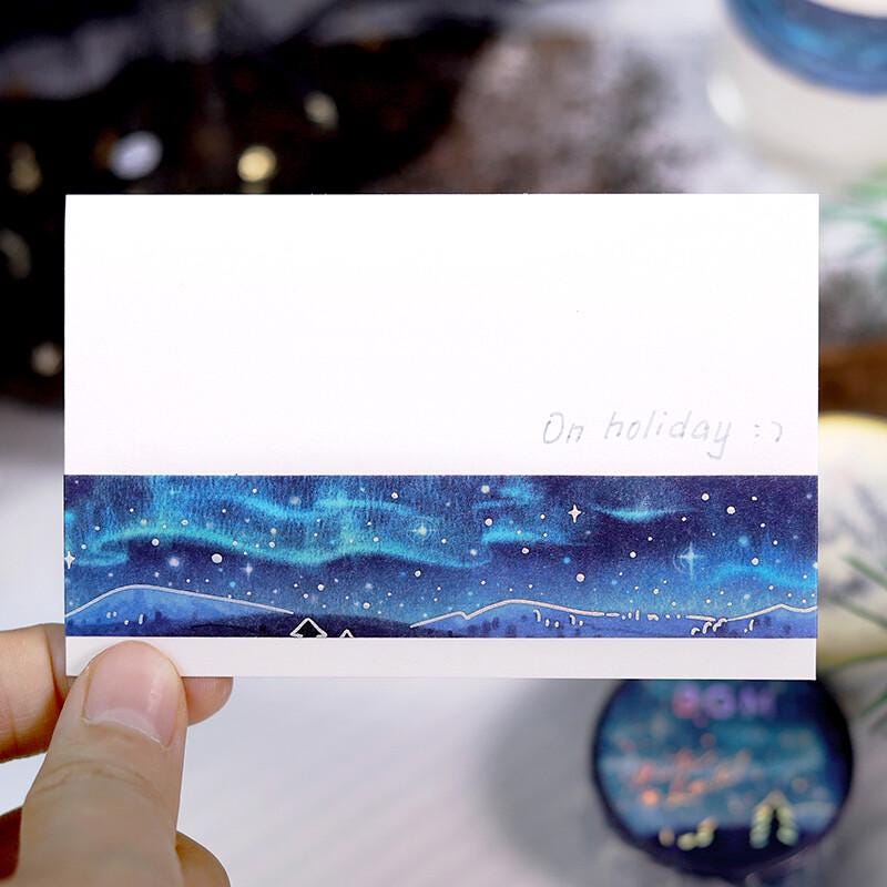 Christmas limited Masking Tape -aurora-