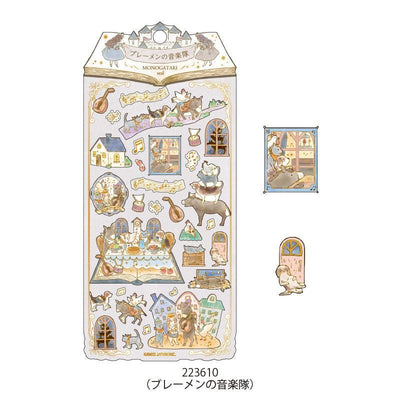 Monogatari sticker -Town Musicians of Bremen- / kamio Japan