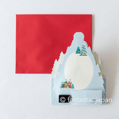 Melody and Light holiday card -Mountain Christmas town-