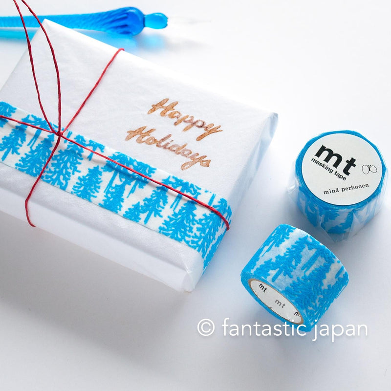 mt washi tape / Mina Perhonen flocky -metsa-