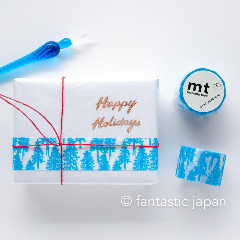 mt washi tape / Mina Perhonen flocky -metsa-