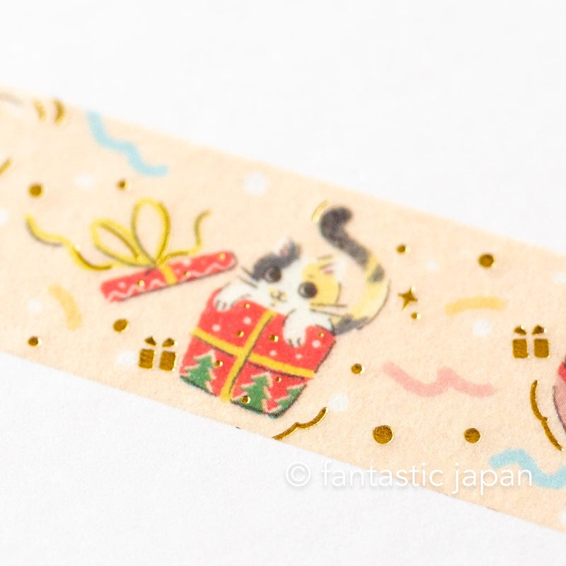 Christmas limited Masking Tape -cats holiday party-