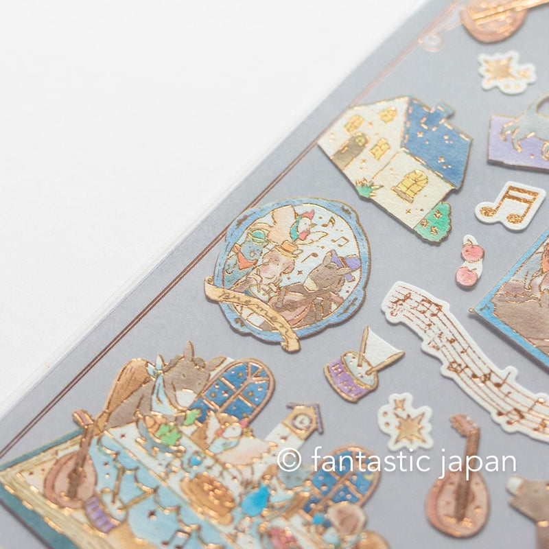 Monogatari sticker -Town Musicians of Bremen- / kamio Japan