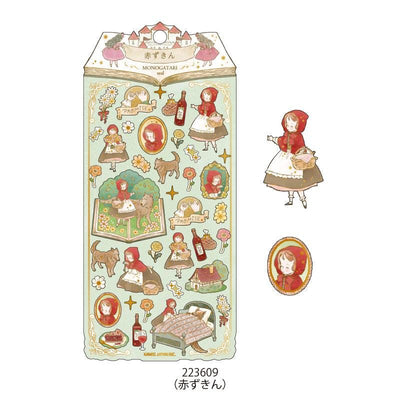 Monogatari sticker -Little Red Riding Hood- / kamio Japan