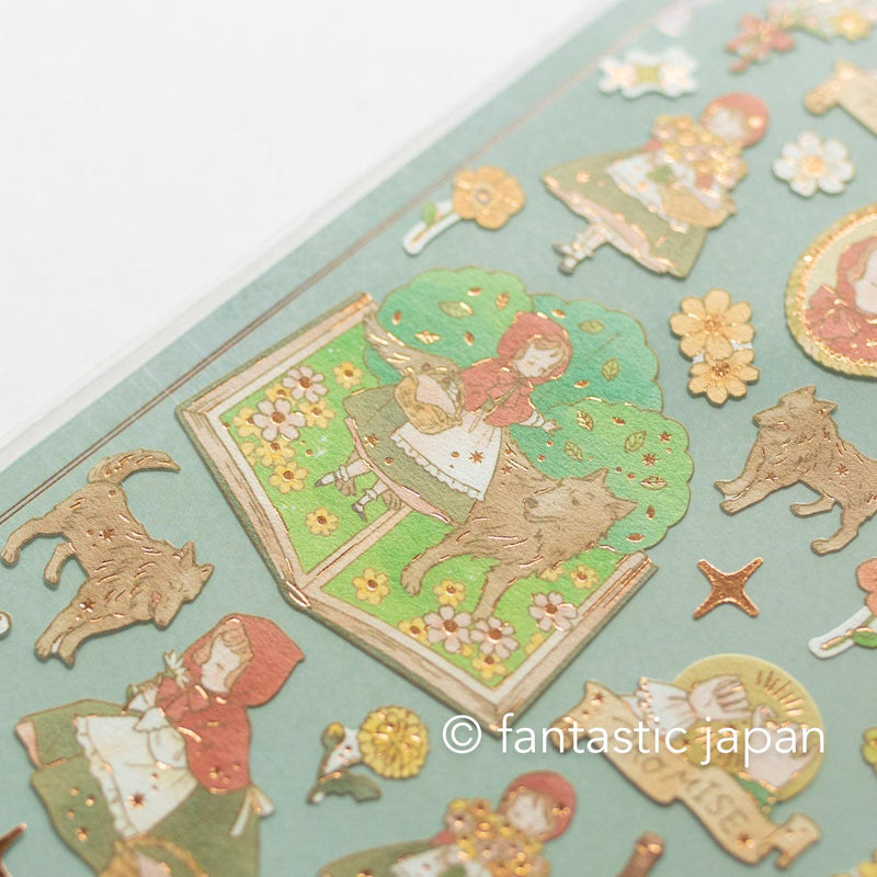 Monogatari sticker -Little Red Riding Hood- / kamio Japan