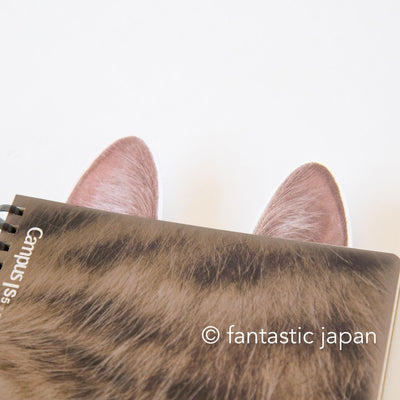 KOKUYO  / Limited Campus paw soft ring cat notebook -brown mackerel tabby-