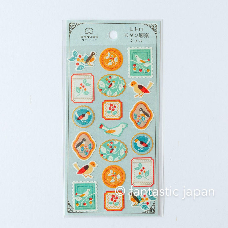 Washi Sticker / WANOWA -little bird and fruits-