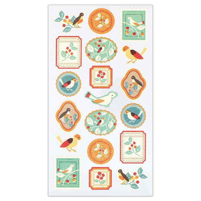 Washi Sticker / WANOWA -little bird and fruits-