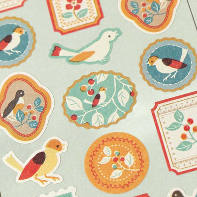 Washi Sticker / WANOWA -little bird and fruits-