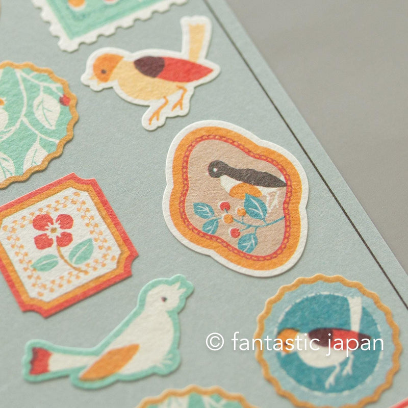 Washi Sticker / WANOWA -little bird and fruits-