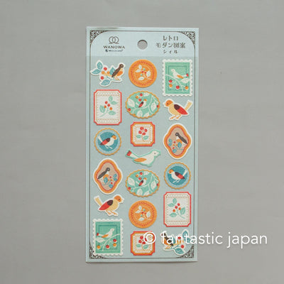 Washi Sticker / WANOWA -little bird and fruits-