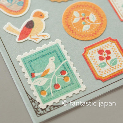 Washi Sticker / WANOWA -little bird and fruits-